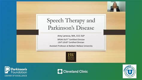Speech Therapy And Parkinsons Disease Youtube