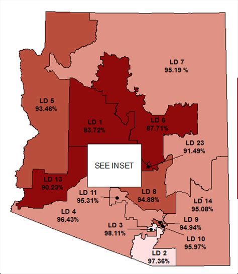 Maricopa County Arizona Legislative District Map Gambaran