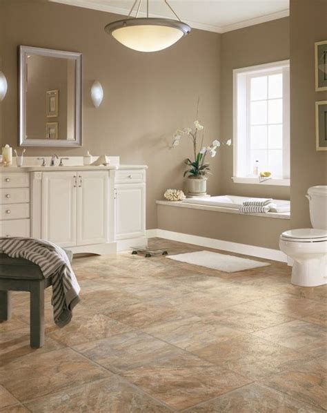 Harvey maria's beautiful floor coverings are perfect for bathrooms. 29 Vinyl Flooring Ideas With Pros And Cons - DigsDigs