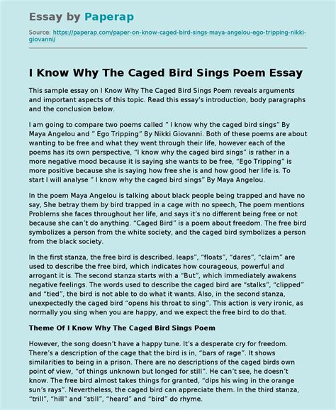 Caged Bird Poem Theme Themes Of The Poem Caged Bird By Maya Angelou