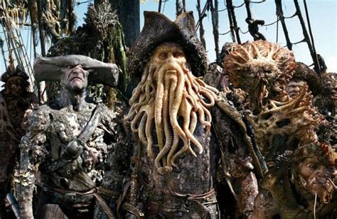 Davy Jones And Crew Pirates Of The Caribbean Pirates Davy Jones