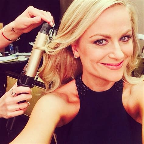 Amy Poehler Snapped A Selfie While Getting Ready For The Golden Best Celebrity Instagram