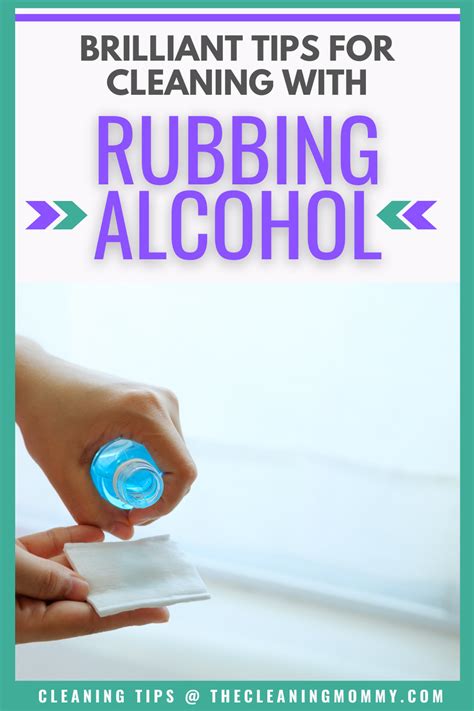 9 Powerful Ways To Clean With Rubbing Alcohol In 2021 Cleaning