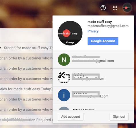 How To See All Gmail Accounts At One Place Made Stuff Easy