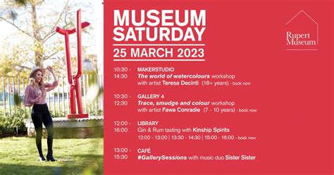Museum Saturday Gallerysessions With Sister Sister Rupert Museum
