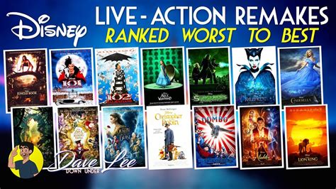 Disney Live Action Remakes All 14 Movies Ranked Worst To Best