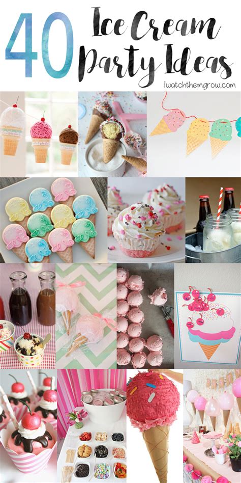 Ice Cream Social Ideas Decor