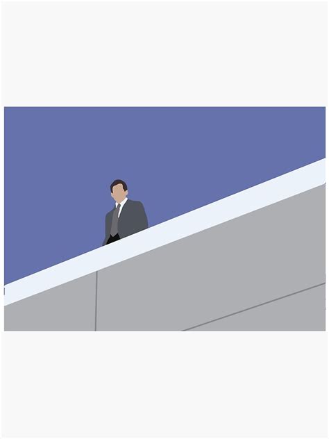 Michael Scott On Roof Poster For Sale By Colorzrus Redbubble