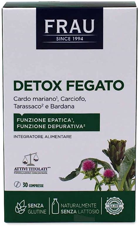 Frau Detox Fegato Integratore Alimentare Depurativo Per Fegato 30