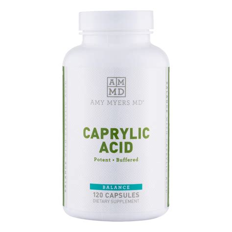 Caprylic Acid Amy Myers Md 120 Capsules Supplement Hub Supplement