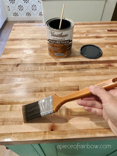 How To Finish A Butcher Block Countertop Sealer Oil Or Epoxy A