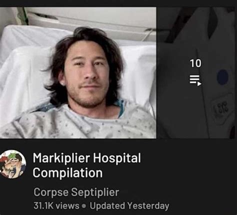10 Markiplier Hospital Compilation Corpse Septiplier 311k Views
