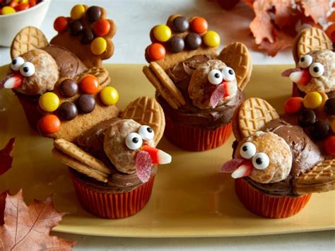 Thanksgiving Turkey Cupcakes Recipe Food Network Kitchen Food Network