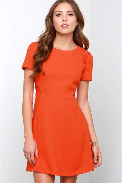 Lulus Coral Red Lace Dress 21 Beautiful Dresses You Can Wear To