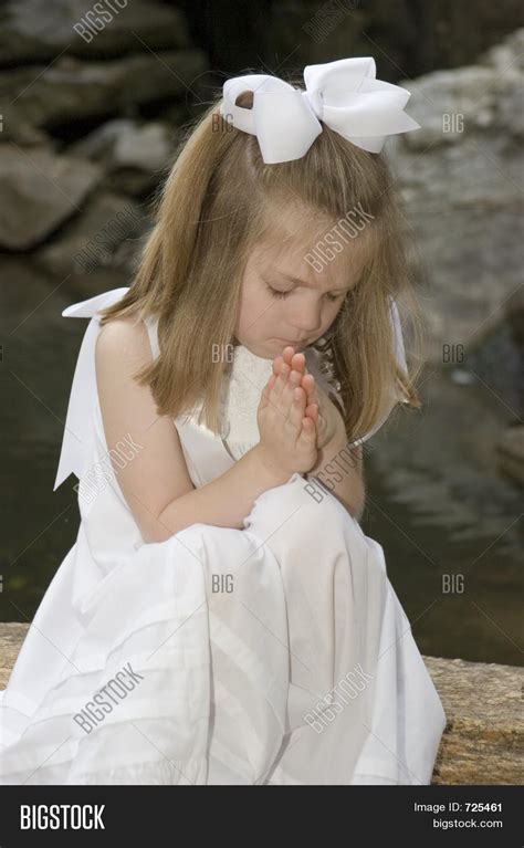 Little Girl Praying Image And Photo Free Trial Bigstock