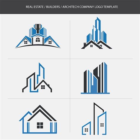 Plantilla De Logotipo De Empresa De Constructores Inmobiliarios