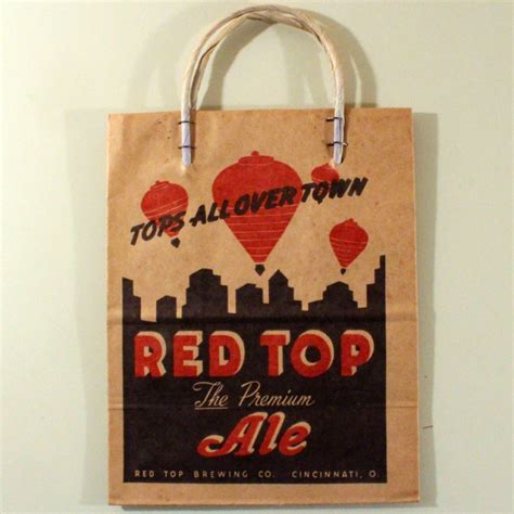 Red Top Premium Ale Beer Bag At