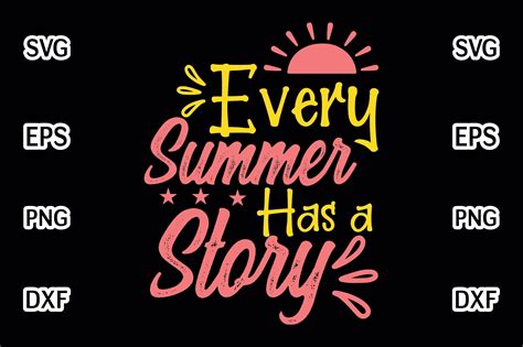 Every Summer Has A Story Graphic By Lazy Craft · Creative Fabrica