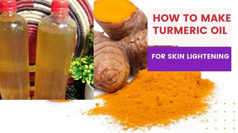 How To Make Turmeric Oil For Skin Lightening Sidaznaturals Youtube