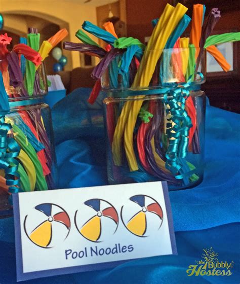 In addition to listing the when and the where of different events, it is very possible your party guests are going to have questions. Birthday Pool Party - The Bubbly Hostess