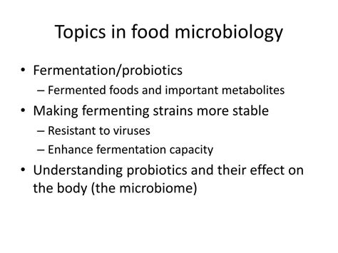 ppt introduction to food microbiology powerpoint presentation free download id 6520791