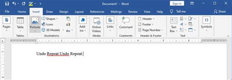 Undo In Ms Word How To Undo And Redo In Ms Word