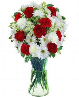Avas flowers knows the importance of discount, and there are so much promotional code for you. Red and White Sympathy Vase | Avas Flowers