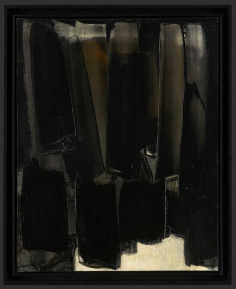 Pierre Soulages Peinture 92 X 73 Cm 9 Mars 1961 1961