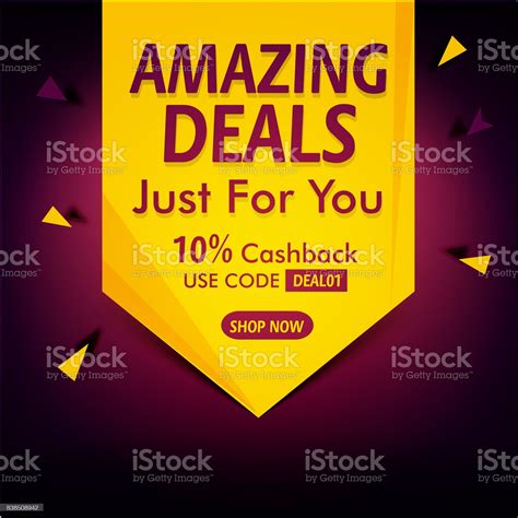 Amazing Deals Banner. | Free vector art, Banner vector, Banner