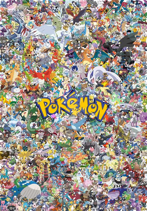 gotta catch em all 649 pokemon poster by viking011 on deviantart