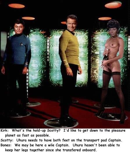 Post 1721180 DeForest Kelley Fakes James T Kirk Leonard McCoy