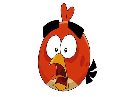 Angry Birds Frightened Red By Sonnykero On Deviantart