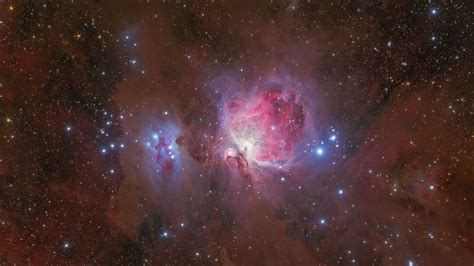 Download Wallpaper 3840x2160 Orion Nebula Nebula Stars Glare Space