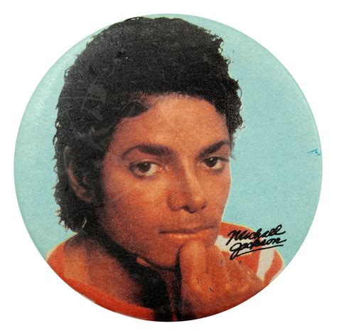 Michael Jackson Blue Busy Beaver Button Museum