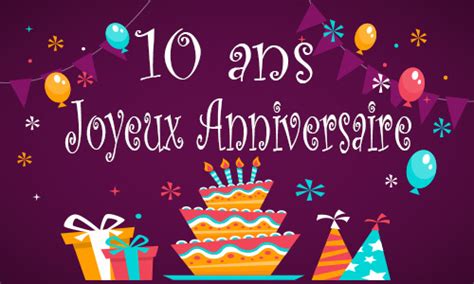 Image Anniversaire 10 Ans