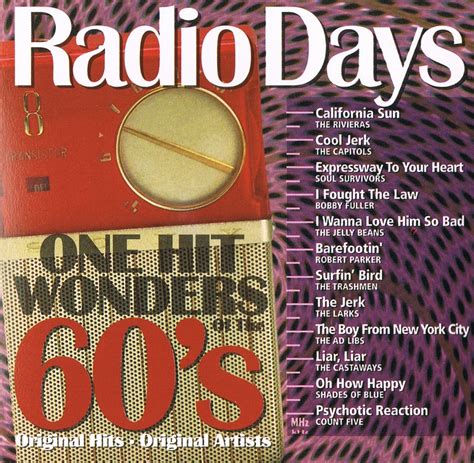 Various Artists Radio Days One Hit Wonders Of The 60s Music