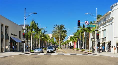 Rodeo Drive Beverly Hills United States Editorial Image Image Of