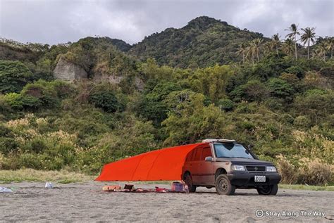 Epic Diy Car Awning With A Tarp No Roof Racks Under R1500 Stray