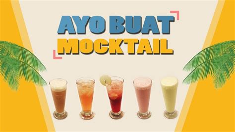 Info penuli x adalah wiki; CARA MEMBUAT 5 JENIS MOCKTAILS - YouTube