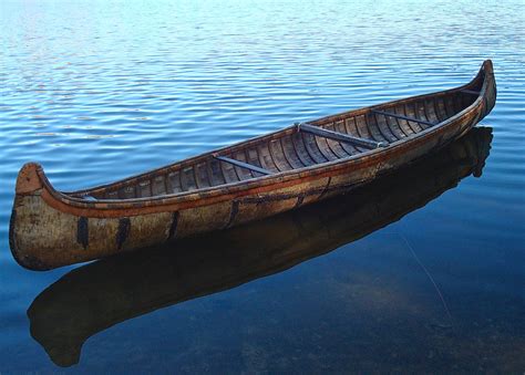 Old Canoe In Northern Wisconsin Waters