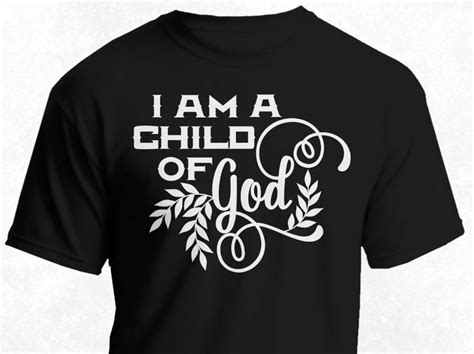 I Am A Child Of God Hand Lettered Svg Files For Cricut Trust Etsy