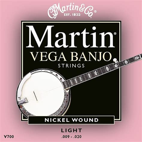 Martin V700 Vega Banjo String Set 5 String Light Reverb