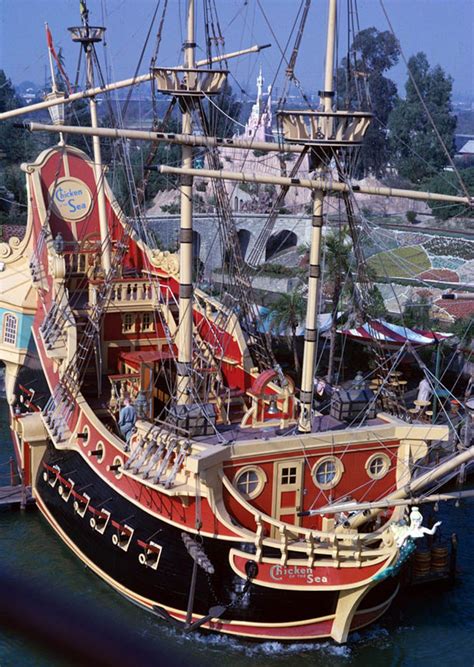 Chicken Of The Sea Pirate Ship In Disneyland 1961 Old Disney Disney