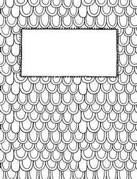 Don't forget to select fit on page on your. Editable Coloring Page Binder Covers by Musings from the ...