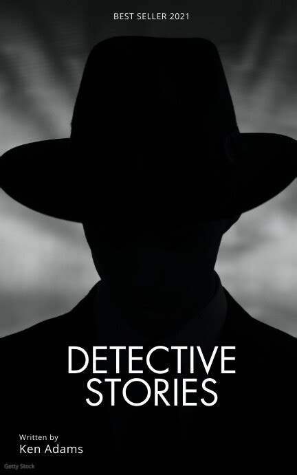 Detective Investigation Book Cover Template Postermywall