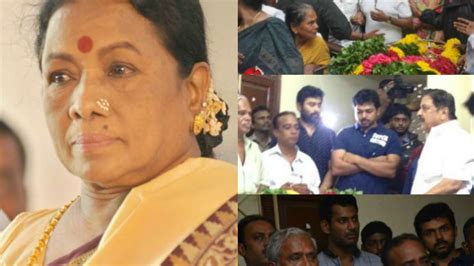 Legendary Tamil Actress Manorama Passes Away Manorama Dead Manorama