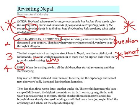 How To Write A News Report English Showme