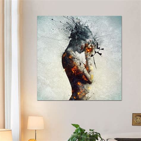 Reliabli Art Modern Colorful Nude Art Painting Prints On Canvas Sexy