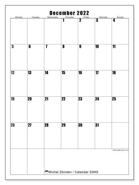 Free Printable Calendar Dec 2022 Calendar 2022