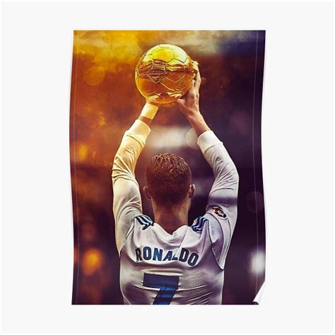 Cristiano Ronaldo Cr7 Real Madrid Golden Ballronaldo Ts Ronaldo